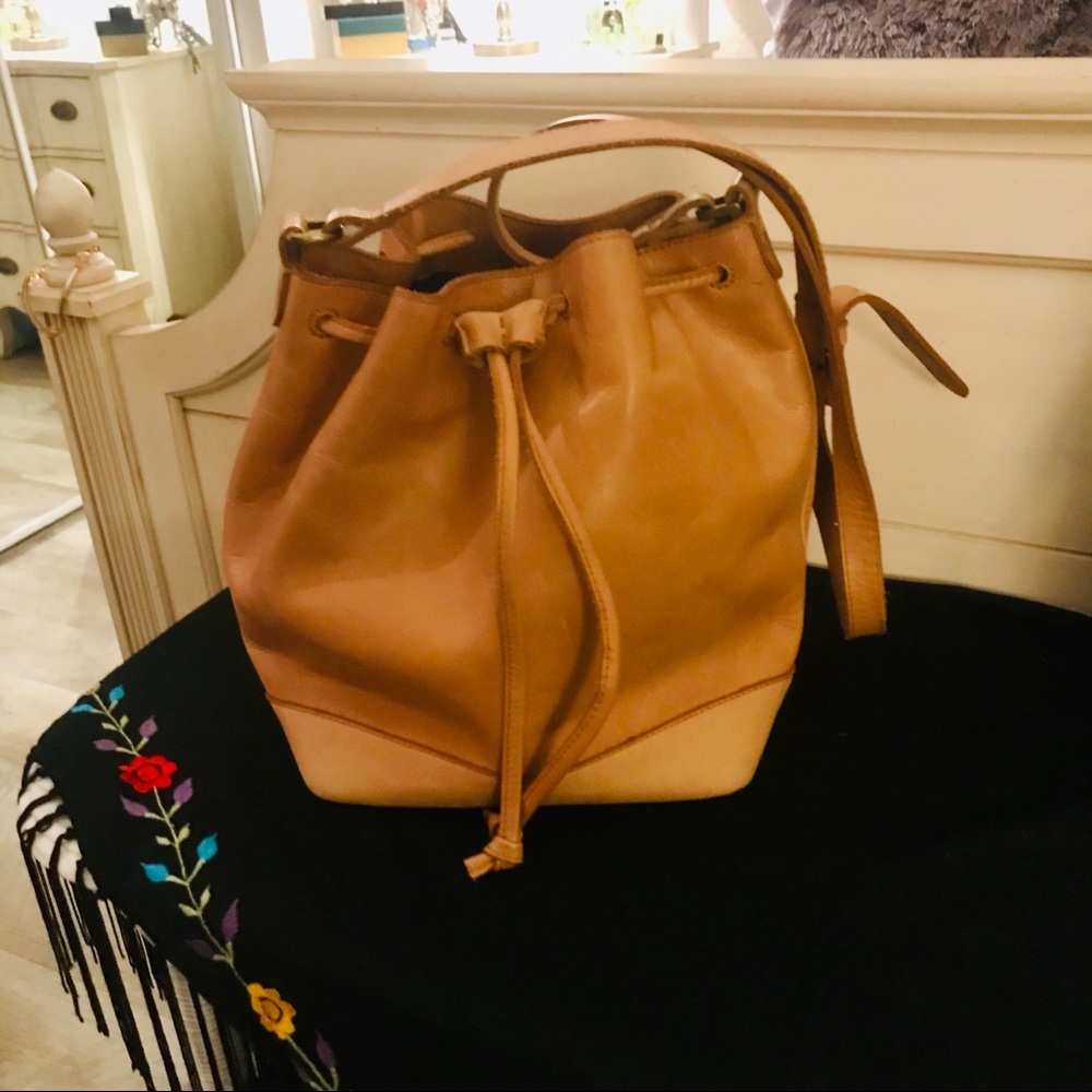 Madewell Leather Bucket Bag